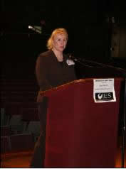 Ms. Egbert Speaking